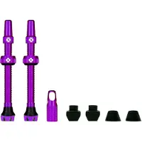Muc Off Tubeless Valve Kit V2 Universal pour VTT et route, couleur:pourpre, taille:60