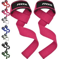 RDX Sports Sports Sangles de levage W1 - Bandes de poignet - Rose