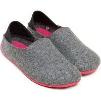Gottstein Chaussons d'intérieur en laine de , adaptés pour une utilisation à l'intérieur et à l'extérieur, fabriqués en 100% laine, avec semelle en caoutchouc antidérapante