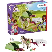 Schleich Coffret de jeu Aventure en camping de Sarah du Horse Club multicolore