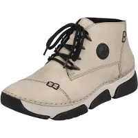 Rieker Bottines à lacets beige foncé / noir