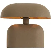 Light & Living Lampe de table Todd ovale - brun foncé mat