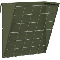 vidaXL Distributeur de foin suspendu Olive Vert 61 x 33 x 66 cm