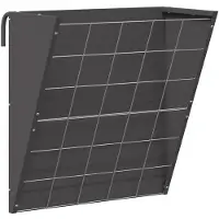 vidaXL Distributeur de foin suspendu Noir 61 x 33 x 66 cm