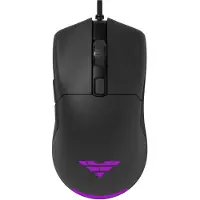 Preyon Souris de jeu filaire , modèle hibou, pour PC. Souris filaire avec capteur optique RGB, 12400 DPI, 6 boutons, légère (74g), avec capteur ergonomique pour les jeux sur PC