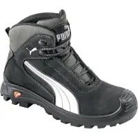 Puma Safety 10003917209989 Herren S3 Sicherheitsschuhe "CASCADES MID" SCUFF CAPS schwarz Größe 39