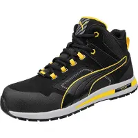 Puma Chaussures de sécurité Urban Protect Crosstwist mid SB blk, selon EN ISO 20345:2022 SB E PS WPA FO HRO SR taille 45