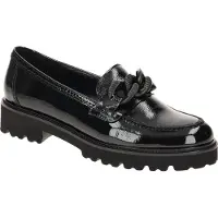 Gabor Mocassin 'Slipper Damen 55.240 97 Lackleder in schwarz' noir