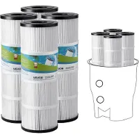 Vevor Cartouche de Filtre de Piscine Lot de 4 x 7,4 m²