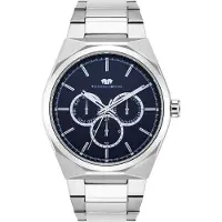 Rhodenwald & Söhne Montre à affichage analogique 'Cooledge' bleu marine / argent