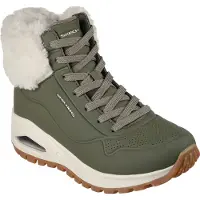 SKECHERS Bottines à lacets 'Street Los Angeles' crème / olive