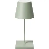 Sigor Lampe de bureau à batterie NUINDIE USB-C Mini 250 mm vert sauge