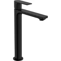 Hansgrohe Rebris E Mitigeur monocommandé pour lavabo 240 CoolStart économiseur deau+ pour vasques avec vidage, saillie 169 mm, 72591670