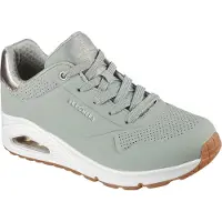SKECHERS Sneakers 177094-SAGE in Sage Durabuck/Silver Trim color size 40