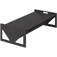 vidaXL – Gamelle pour animaux d'élevage, noire, 108 x 50 x 28 cm, capacité : 10 kg