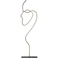 Star Trading Plafonnier Grafico, blanc chaud, 168 LED, extérieur, H 85cm