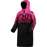 FXR Warm-Up 2023 Manteau de motoneige pour jeunes, noir/rose, XS
