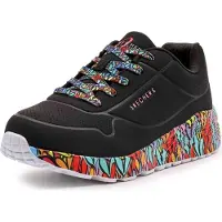 SKECHERS Uno Lite - Subtle Love Sneakers Laag - Zwart - Maat 36