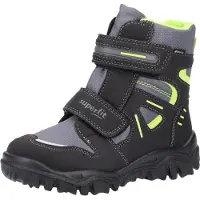 Superfit - Bottes pour garçons, noires, chaussures de loisirs