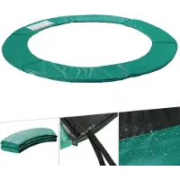 Arebos Couverture de bord pour trampoline Ø 457 cm Vert | UV-résistant & imperméable