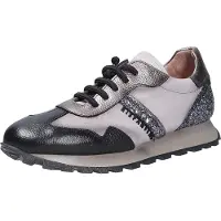 Hispanitas pour femme. CHI243689 Baskets en cuir multicolores (38), Plat, Lacets, Casuel
