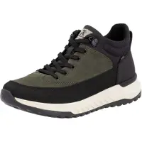 Rieker Chaussure de sport à lacets vert foncé / noir