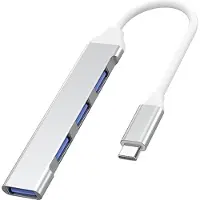 APC Hub USB-C auf USB 3.2A + 3x USB 2.0 (USB-C, 4 ports), Station d’accueil + hub USB, Gris