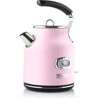 WESTINGHOUSE Bouilloire Collections Rétro - 2200 W - rose - 1,7 litre - WKWKH148PK
