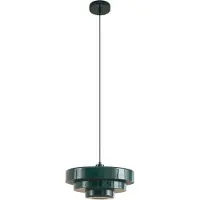 LINDBY Suspension , Tivra, dimmable, Vert, Salon / séjour, Métal, Vintage / rétro