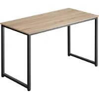 TecTake - bureau table Flint 120 cm - indutrial - brun clair - 404466