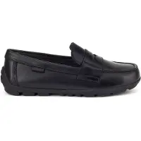 Geox New Fast Loafers Noir EU 36 Garçon