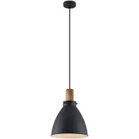 LINDBY Suspension , Trebale, dimmable, Noir, Salon / séjour, Métal, Scandinave