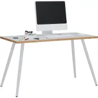 VCM Ordinateur de bureau Table de bureau Skandanivischer Retro Look Salia 138x80 cm