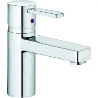 Kludi ZENTA Mitigeur monocommandé pour lavabo, hauteur de bec 75mm, sans garniture d'écoulement, chrome, 382620575