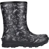 ZigZag Bottes de pluie Cenerki kids avec doublure chaude 1001 Black 35