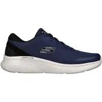 SKECHERS Baskets basses bleu foncé / noir / blanc