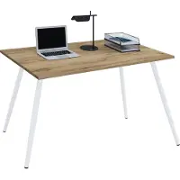 VCM Ordinateur de bureau Table de bureau Skandanivischer Retro Look Salia 110x80 cm