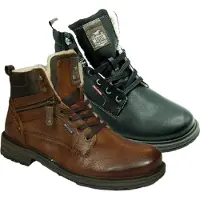 Mustang Bottes à lacets 'Heren veterschoenen' cognac
