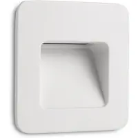 Faro Applique murale encastrée NASE-1 3W 3000K IP44 blanc