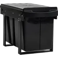 vidaXL Collecteur de déchets Soft-Close 48 L