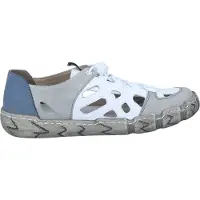 Rieker Chaussure à lacets graphite / greige / blanc cassé