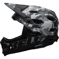 Bell Casque de vélo SUPER DH Spherical , Couleur:matte/gloss black camo, Taille:M