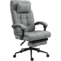Vinsetto Siège de bureau réglable en hauteur avec repose-pieds 921-282