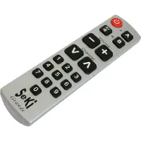 Seki Télécommande universelle programmable Grande, 2 appareils contrôlables