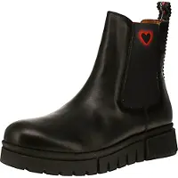 Crickit Chelsea Boots 'NAELLE' rouge sang / noir