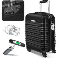 Kesser Valises Valises à coque rigide avec serrure à combinaison, balance + étiquette à bagages