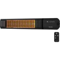 Auronic Terrace Heater - Chauffage infrarouge - Ecran tactile - 15m2 - Electrique - 2500W - Télécommande - 9 niveaux - Noir