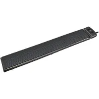 Quality Heating Chauffage de terrasse infrarouge - Noir - 1800-2400W, montage mural ou au plafond
