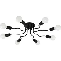 Eglo Plafonnier noir Orazio spider