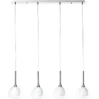 Brilliant Hadan, chrome/blanc-transparent